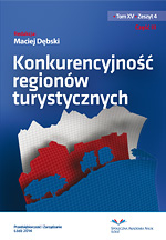 Konkurencyjnosc regionow turystycznych
