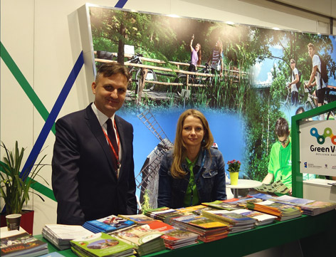 Green velo, Jacek Kowalczyk, prezes świętokrzyskiej ROT i Sylwia Skuta