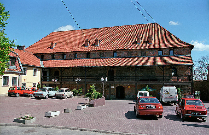 Główne skrzydło zamku krzyżackiego w Nowem nad Wisłą