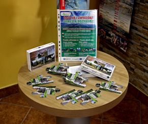 Promocyjne puzzle … Więcej Przez trzy miesiące na terenie trzech krajów i trzech gmin można zbierać puzzle, potem dopasować poszczególne elementy i wygrać nagrody.