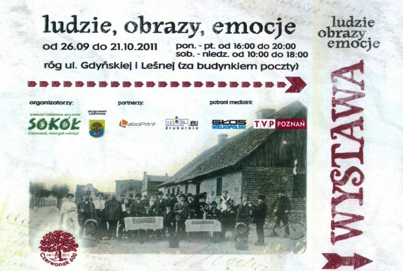 Efektem wystawy będzie książka … Więcej W wyjątkowo zaaranżowanej przestrzeni hali można było na jesieni 2011 r. dotknąć, posłuchać i zobaczyć przeszłość Czerwonaka i jego mieszkańców