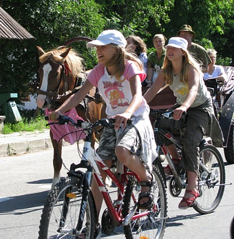 „Puszczańscy” rowerzyści
