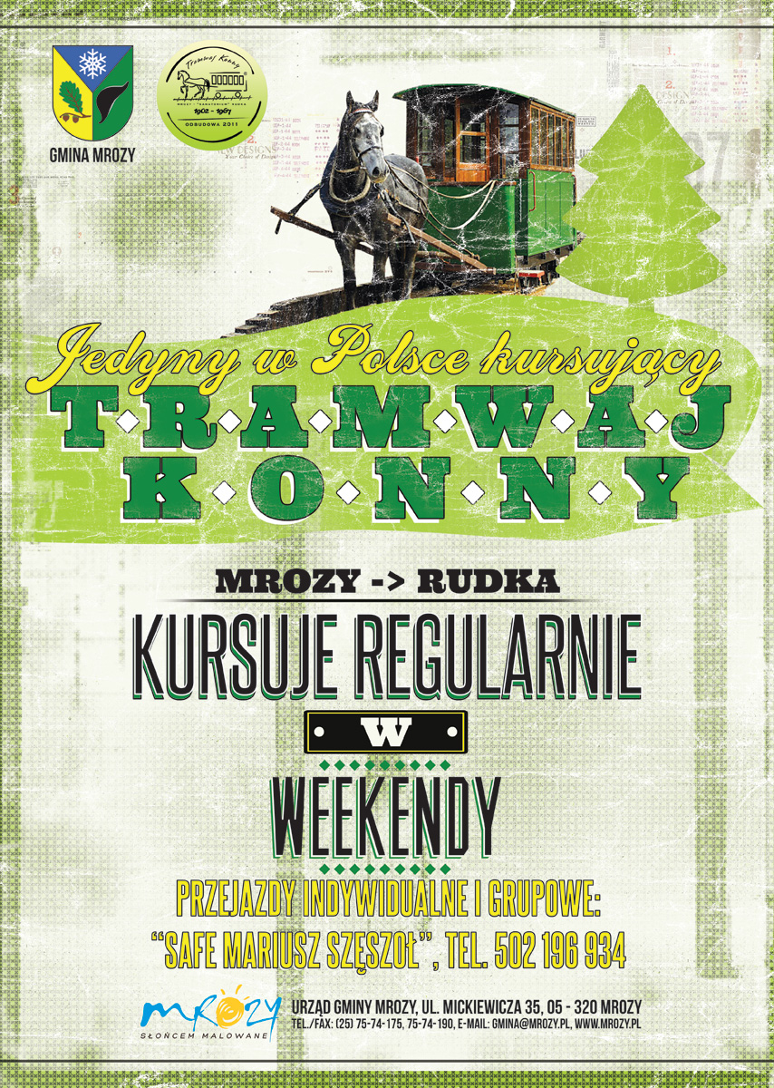Tramwaj konny wrócił do Mrozów