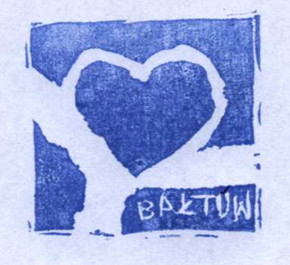 Przykładowa pieczątka … Więcej Jeden z projektów pieczątek, które powstały podczas bałtowskich warsztatów, rozpoczynających projekt „Bałtów - polską stolicą questingu” / fot.: Archiwum Planet PR