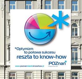 Na kampanię wizerunkową w prasie, Internecie i outdoorze pod podobnym hasłem „Optymizm to połowa sukcesu. Reszta to know-how” przeznaczono z budżetu miasta 900 tys. zł Na kampanię wizerunkową w prasie, Internecie i outdoorze pod podobnym hasłem „Optymizm to połowa su