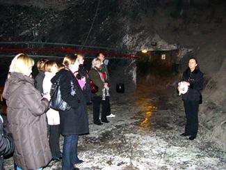 Grupa pracowników biur podróży z Sankt-Petersburgu w Wieliczce Grupa pracowników biur podróży z Sankt-Petersburgu w Wieliczce