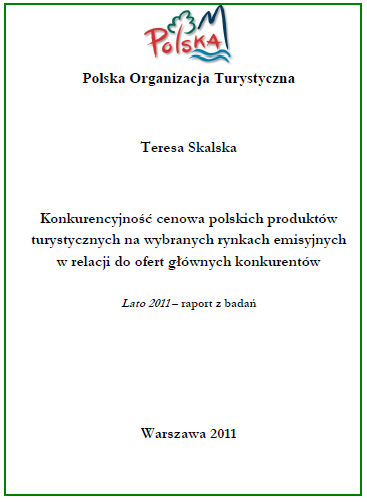 Konkurencyjność cenowa polskich produktów turystycznych …