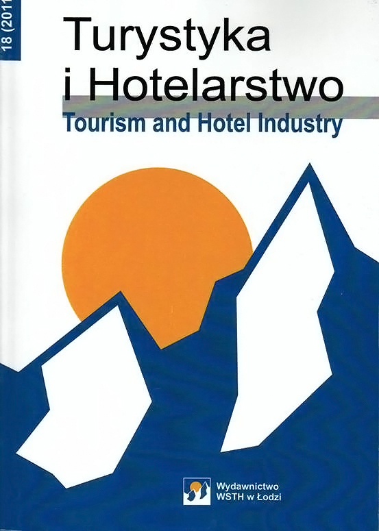 Turystyka i Hotelarstwo 18 (2011)