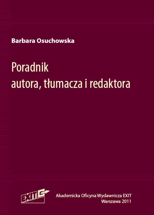 Poradnik autora, redaktora, tłumacza