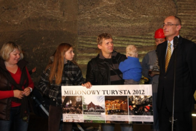 wieliczka milionowy turysta