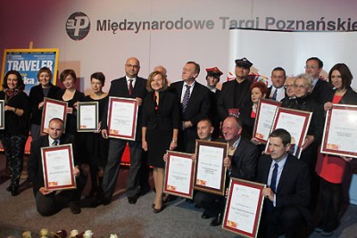 Laureaci ubiegłorocznej edycji Laureaci ubiegłorocznej edycji konkursu Polskiej Organizacji Turystycznej na Najlepszy Produkt Turystyczny